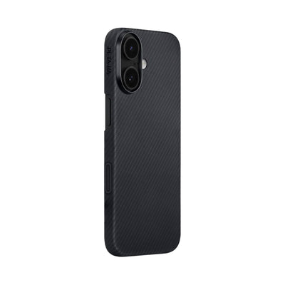 Pitaka Aramid Fiber Ultra-Slim Case With PitaTap Camera Control for iPhone 17 - Black/Gray