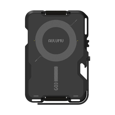 Aulumu Multi-Tool Magnetic Metal Wallet Carbon Fiber Cover MagSafe - G03