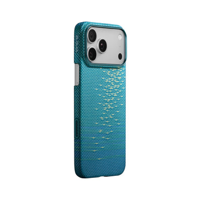 Pitaka Aramid Ultra-Slim Case With PitaTap for iPhone 17 Pro - Lucid Blue