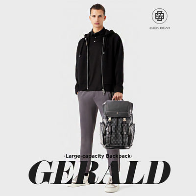 Zuckbear Gerald Stylish Backpack Made of Genuine Leather