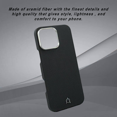 A-Case Aramid Fiber Slim Case For iPhone 16 Pro Max - Desen