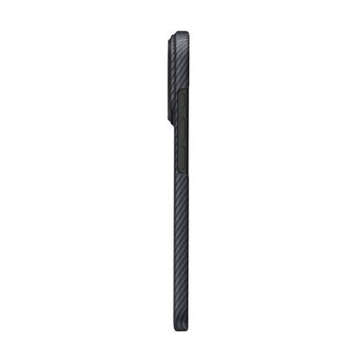 Pitaka Aramid Fiber Ultra-Slim Case With PitaTap Camera Control for iPhone 17 Pro - Black/Gray