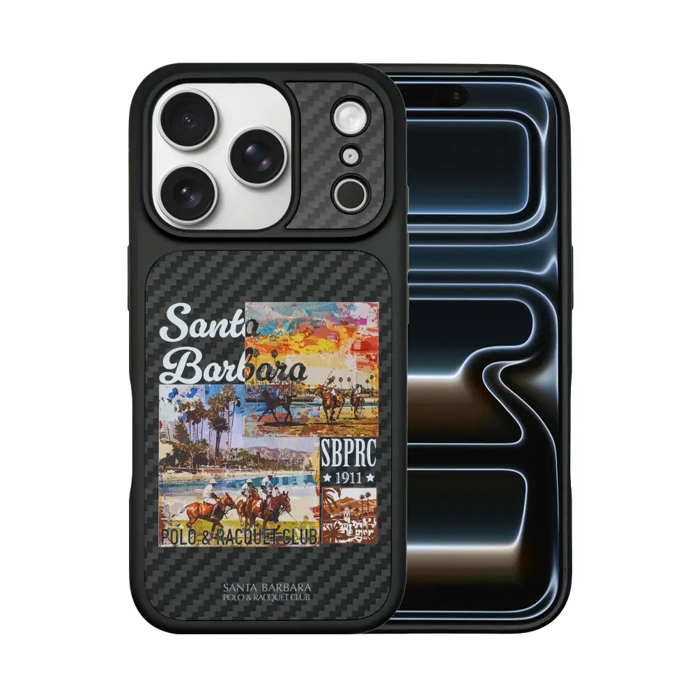 Santa Barbara Polo & Racquet Club Case for iPhone 17 Pro - Elvis Rainbow