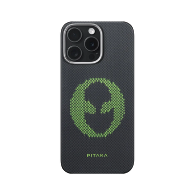 Aries Collaborative Luminous Case Tactile Woven Case for iPhone 16 Pro - Alien
