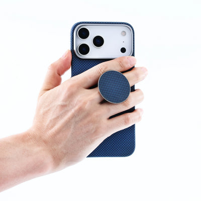 A-Case Aramid Fiber Magnetic Phone Grip with Metal Stand - Desen