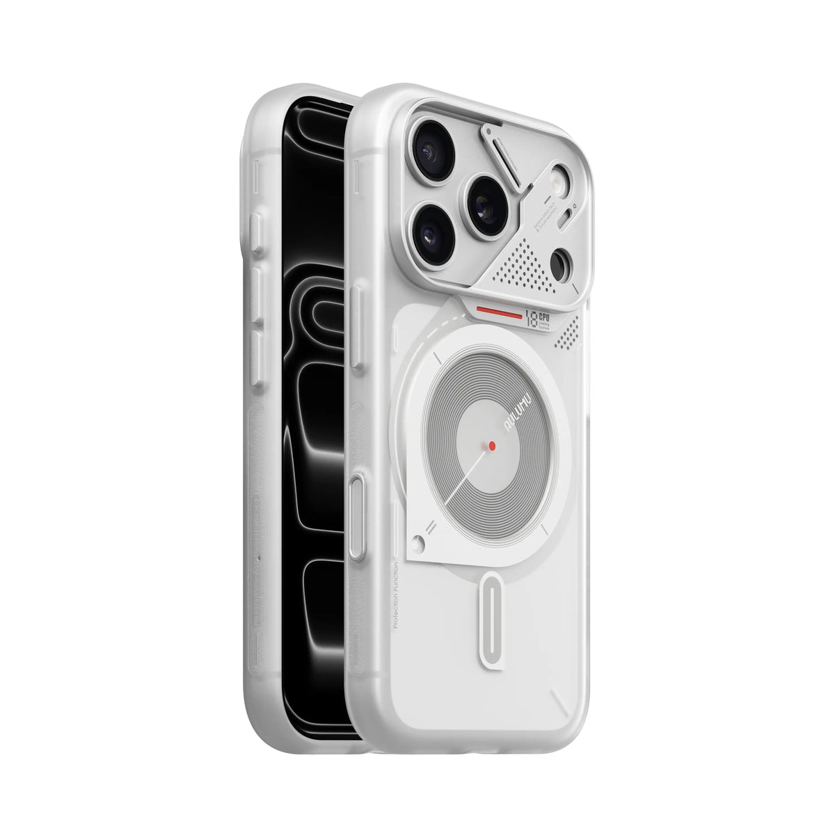 Aulumu Frosted TPU Full-Cover Case for iPhone 18 Pro Max - Hyper