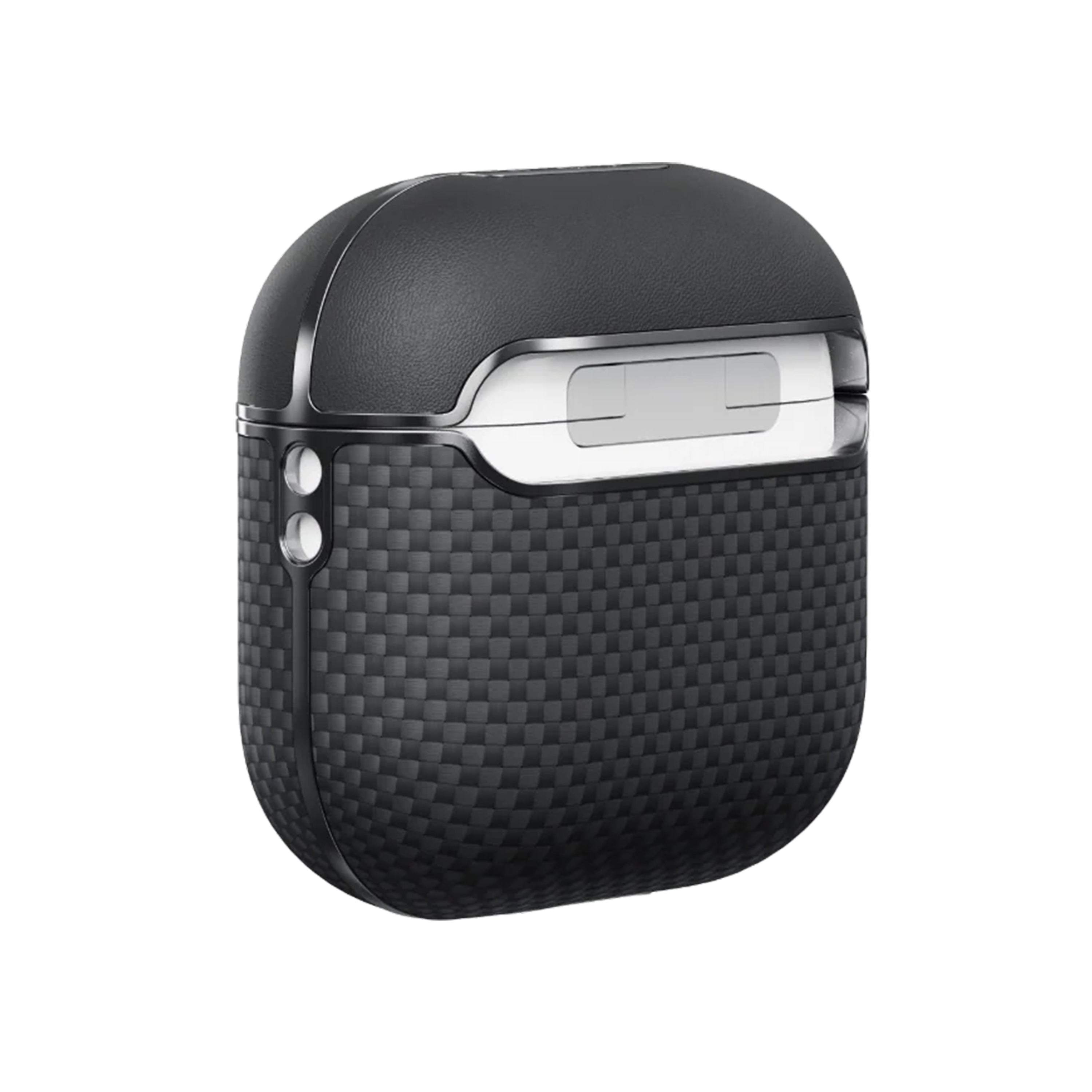 Pitaka Aramid Fiber Case for AirPods 4 - Black/Gray