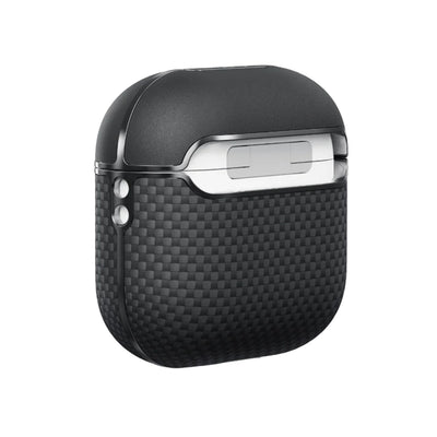 Pitaka Aramid Fiber Case for AirPods 4 - Black/Gray