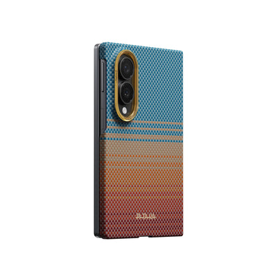 Pitaka Z Fold 8 Fusion Weaving Case With Ultra-Slim Touch - California Sunset