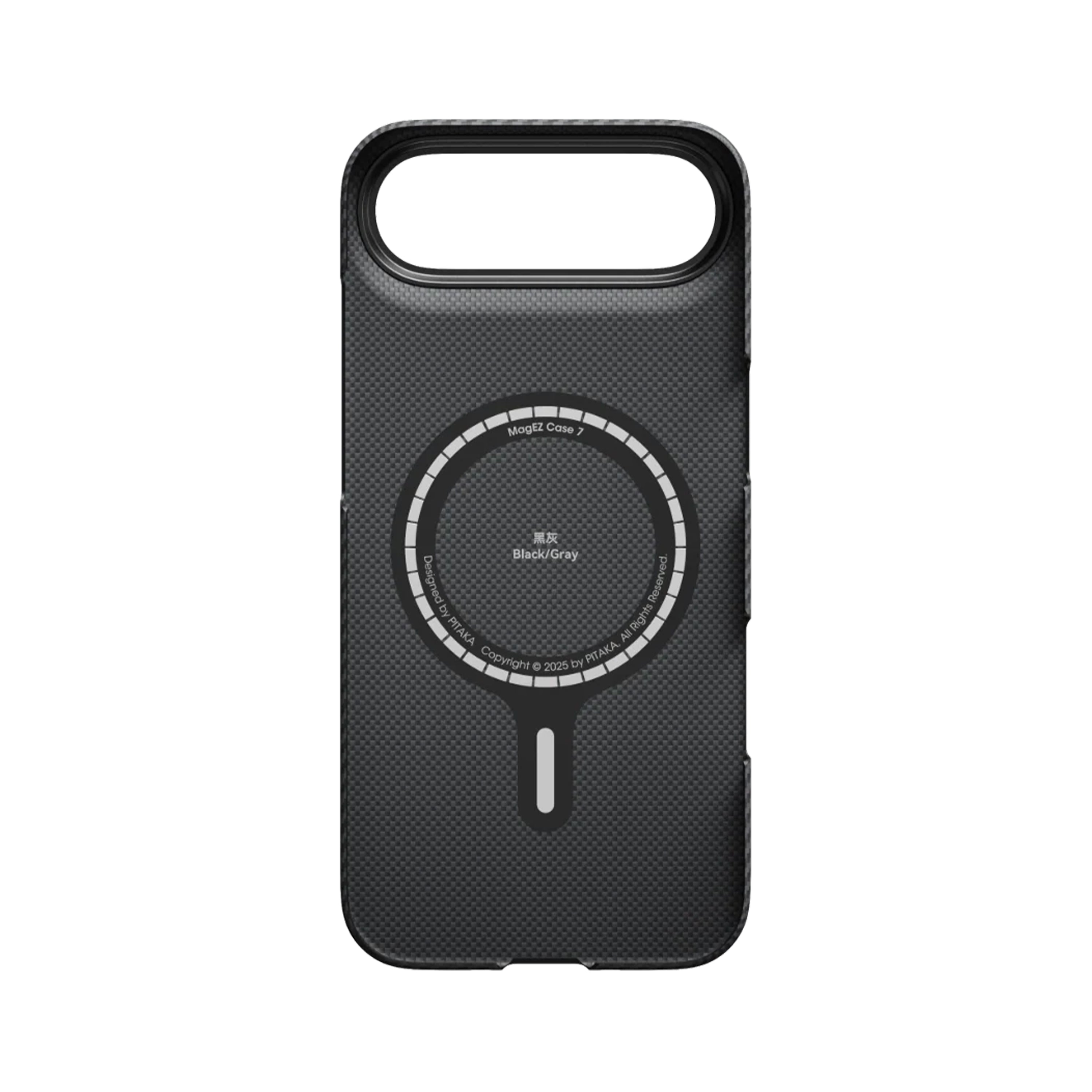 Pitaka Aramid Fiber Ultra-Slim Case for iPhone 17 Air - Black/Gray