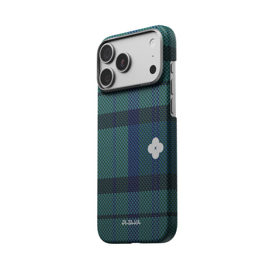 Pitaka Ultra-Slim Case With PitaTap Camera Control for iPhone 17 Pro Max - Forest Dawn