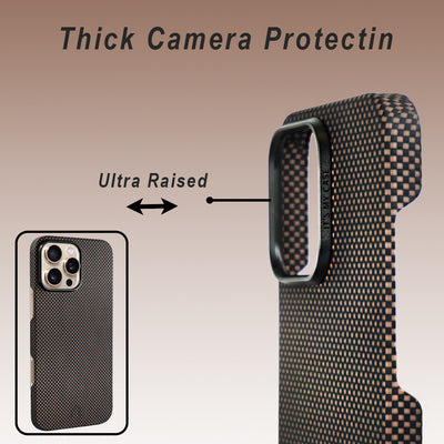 A-Case Aramid Fiber Slim Case For iPhone 16 Pro Max - Desen