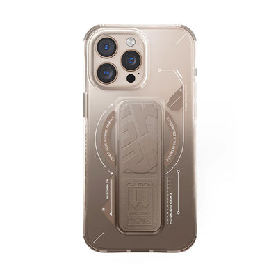 Skinarma HELIO Mag-Charge iPhone 16 Series with Grip Stand - Gold
