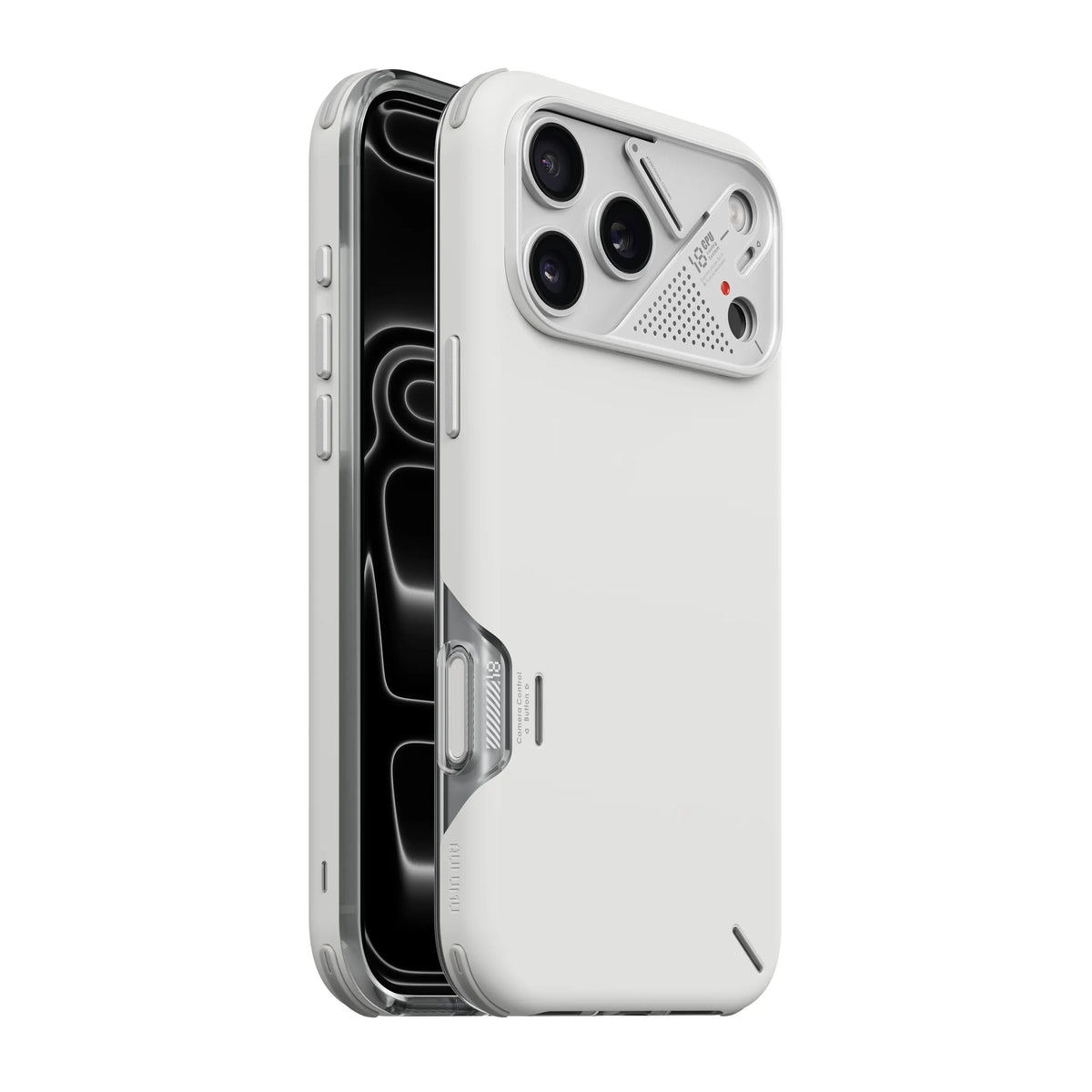 Aulumu Shockproof Case With Camera Control Cover for iPhon 18 Pro - A18