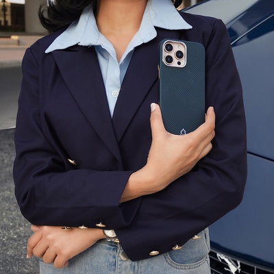 A-Case Aramid Fiber Slim Case For iPhone 16 Pro Max - Desen