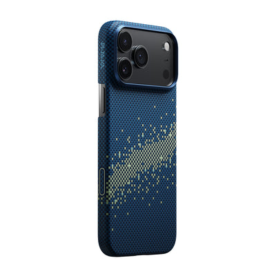 Pitaka Aramid Fiber Ultra-Slim Case With PitaTap Camera Control for iPhone 17 Pro Max - Milky Way Galaxy