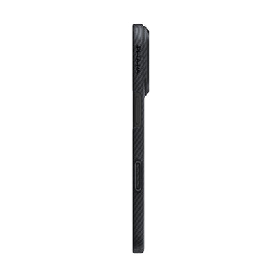 Pitaka Aramid Fiber Ultra-Slim Case With PitaTap Camera Control for iPhone 17 Pro - Black/Gray