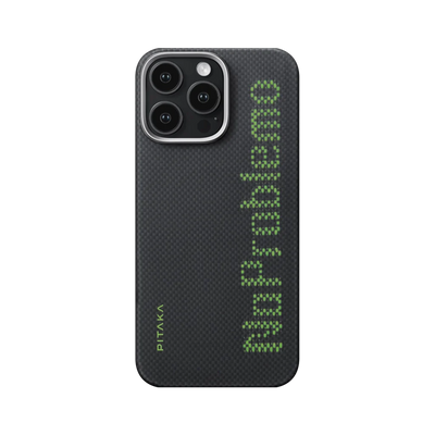 Aries Collaborative Luminous Case Tactile Woven Case for iPhone 16 Pro Max - No Problemo