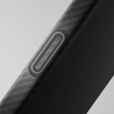 Pitaka Aramid Fiber Ultra-Slim Case With PitaTap Camera Control for iPhone 17 - Black/Gray