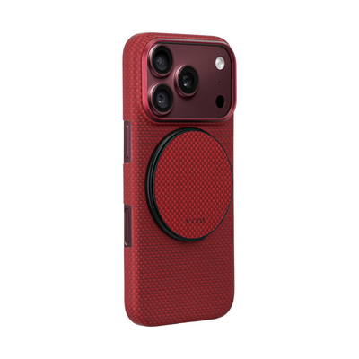 A-Case Aramid Fiber Phone Case With Grip 2 in 1 For iPhone 18 Pro Max - Desen