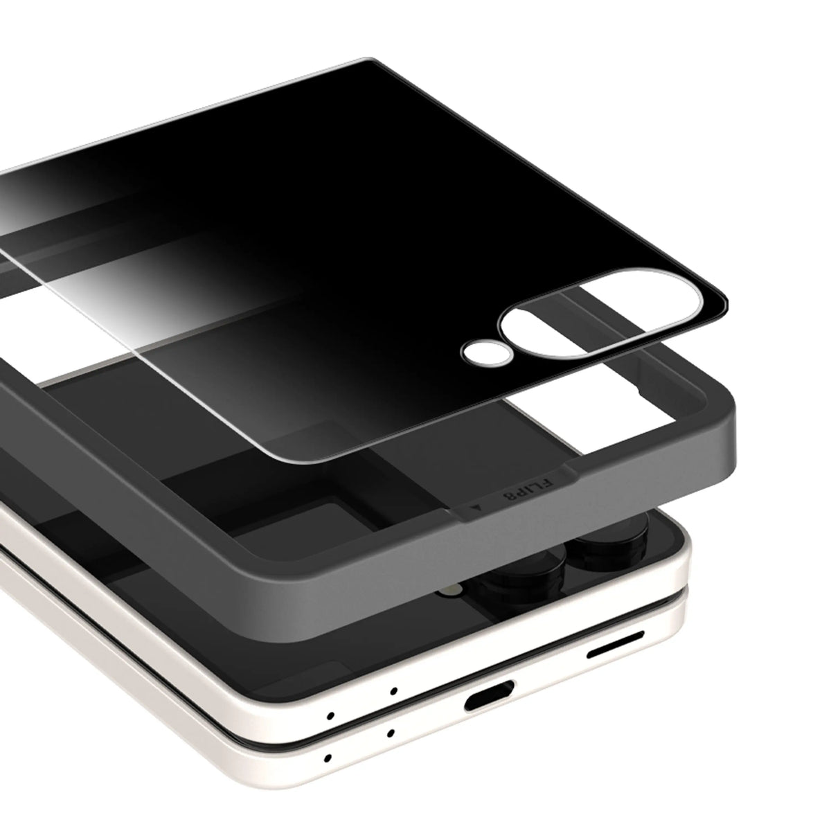 Araree Core Screen Protector 2 Pack For Galaxy Z Flip 8 - Privacy