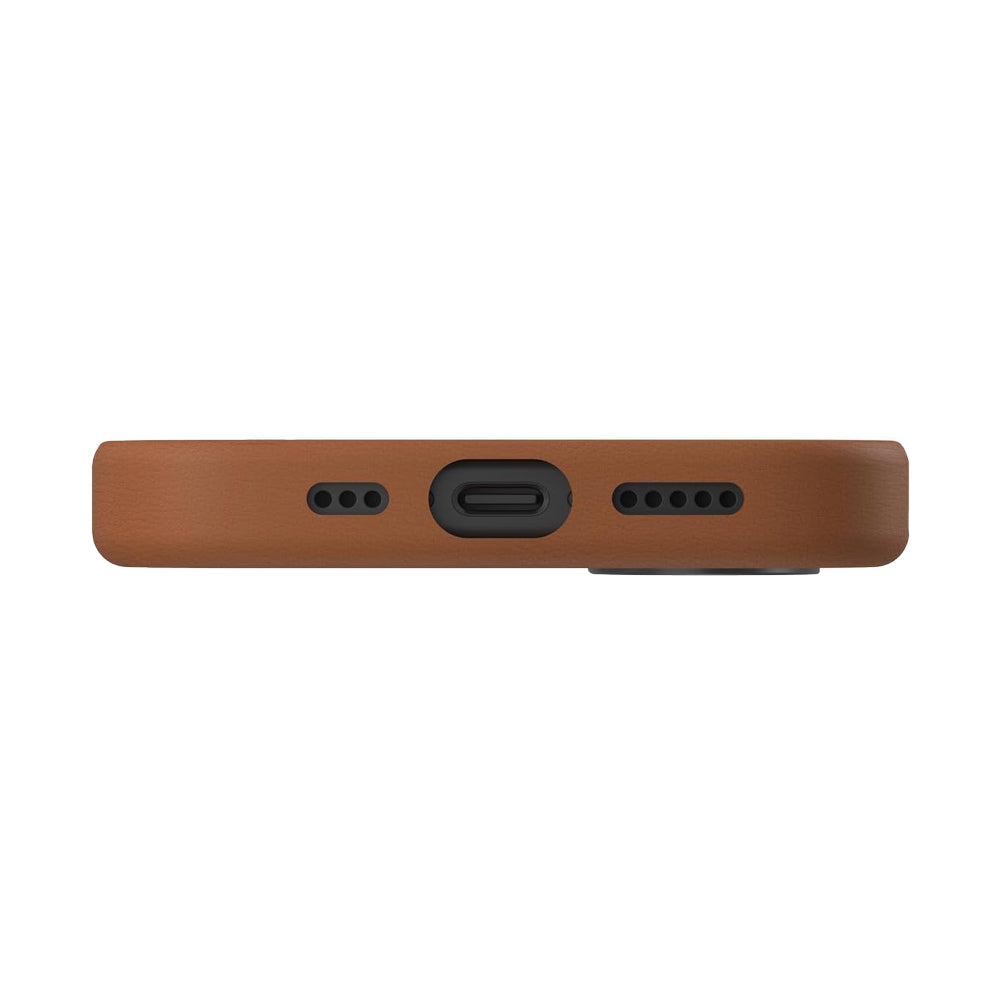 Uniq Lyden Vegan Leather Case For iPhone 16 Series - Brown