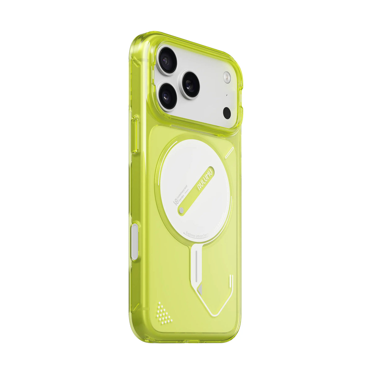 Aulumu Transparent Luminous Case With Camera Control Cover for iPhon 18 Pro - A18