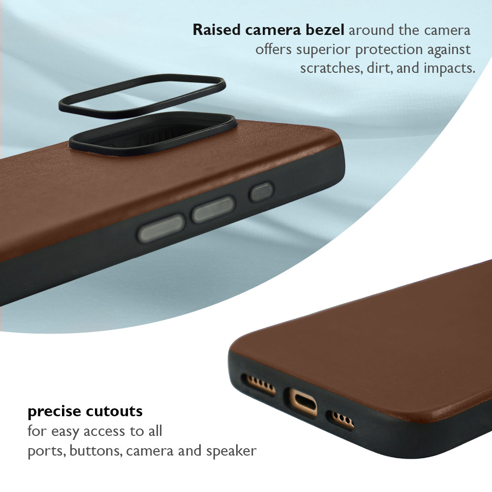 A-Case American Leather Case for iPhone 16 Pro Max - Elmas