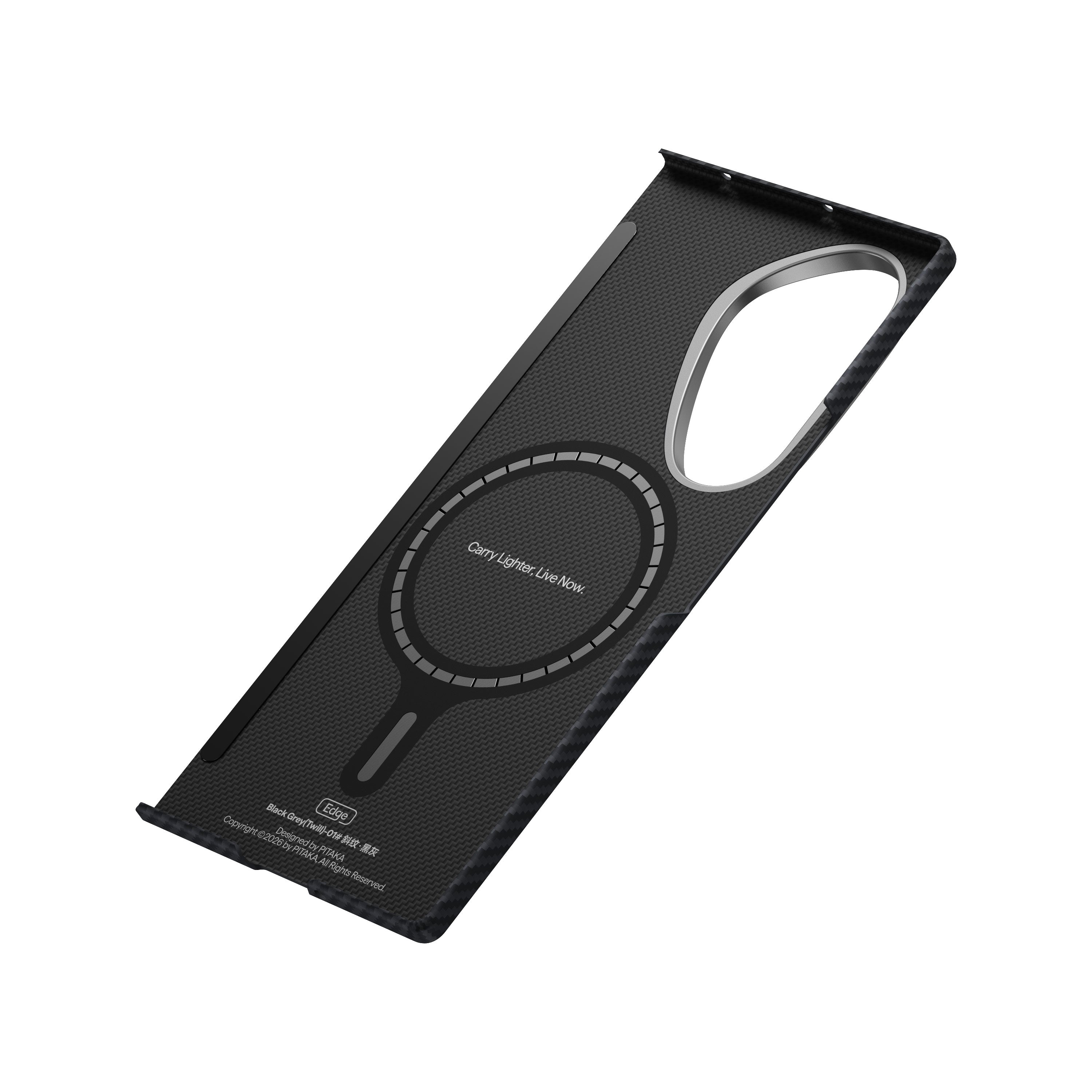 Pitaka Z Fold 8 Ultra Fusion Weaving Case With Ultra-Slim Touch - Black/Gray