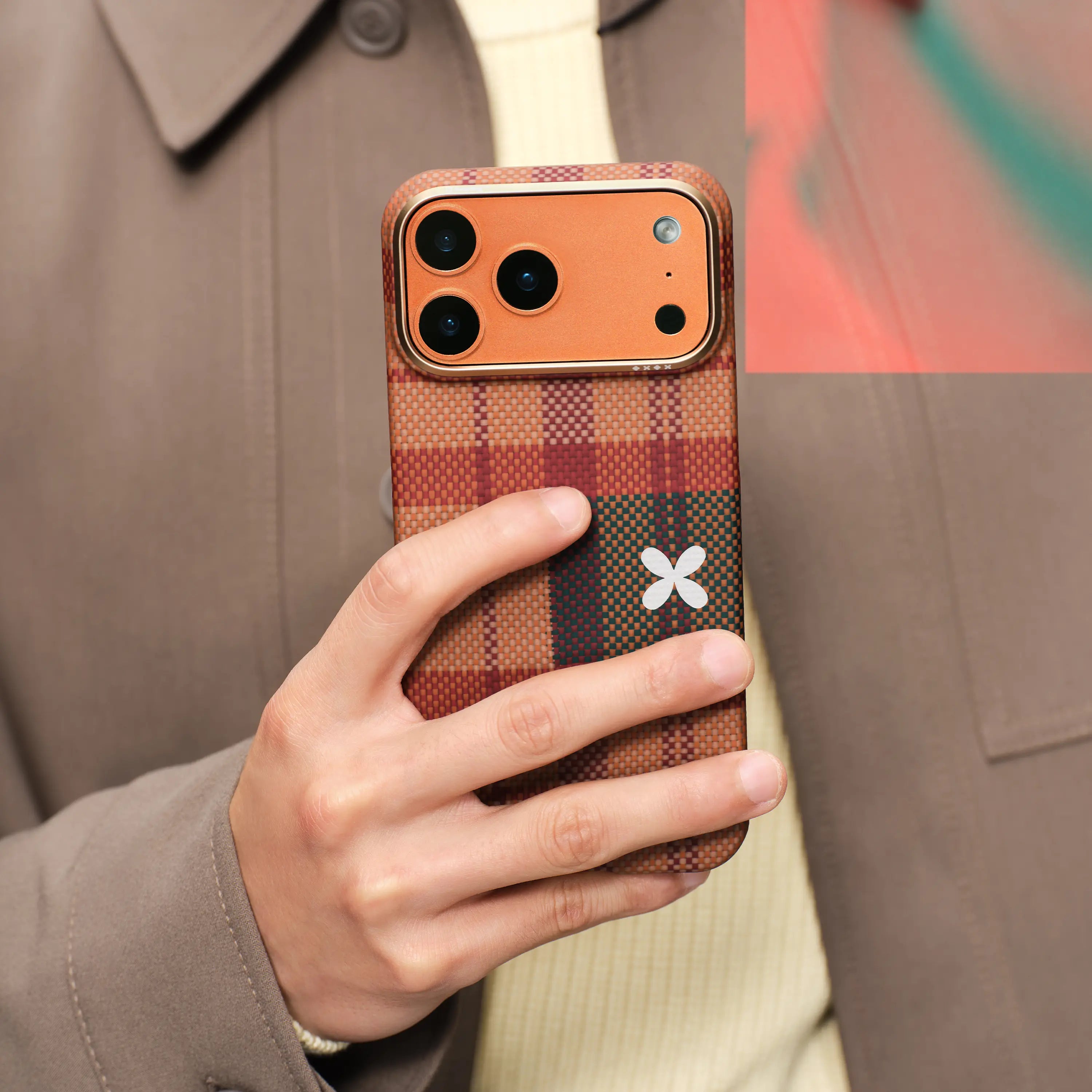 Pitaka Ultra-Slim Case With PitaTap Camera Control for iPhone 17 Pro - Cloud Dusk