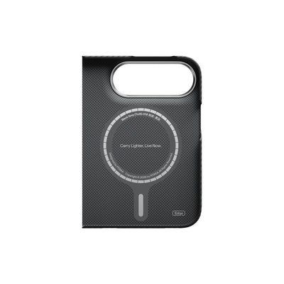 Pitaka Edge Aramid Fiber Case With PitaTap Camera Control For iPhone Duo - Black/Gray