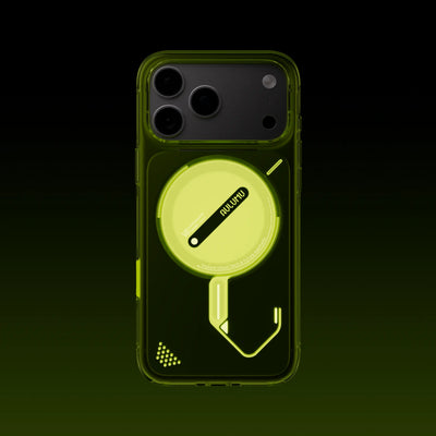 Aulumu Transparent Luminous Case With Camera Control Cover for iPhon 18 Pro - A18
