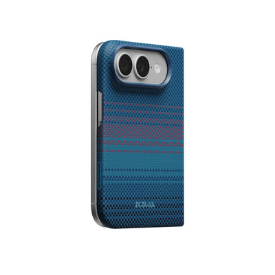 Pitaka Edge Aramid Fiber Case With PitaTap Camera Control For iPhone Duo - Moonrise