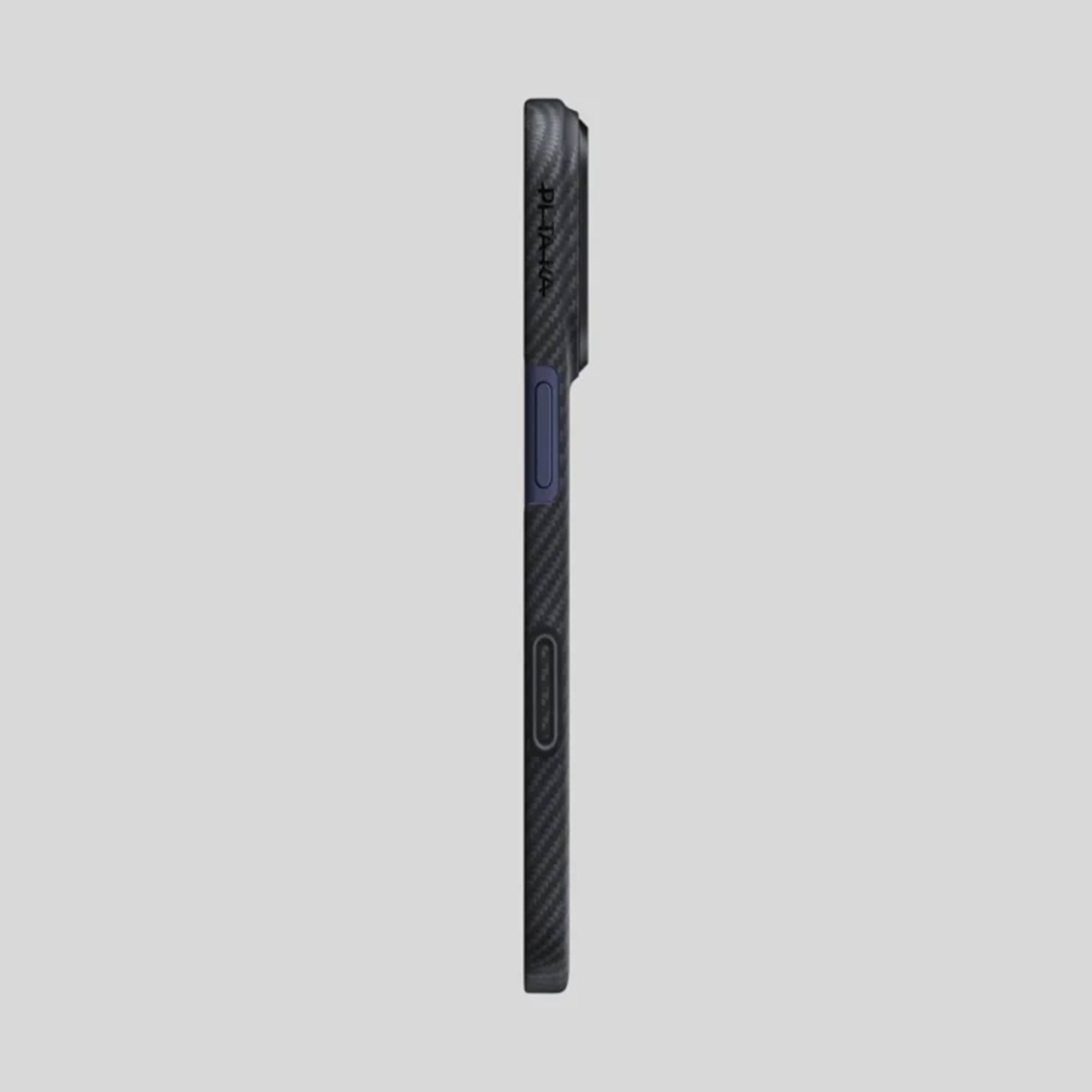 Pitaka Aramid Fiber Ultra-Slim Case With PitaTap Camera Control for iPhone 17 - Black/Gray