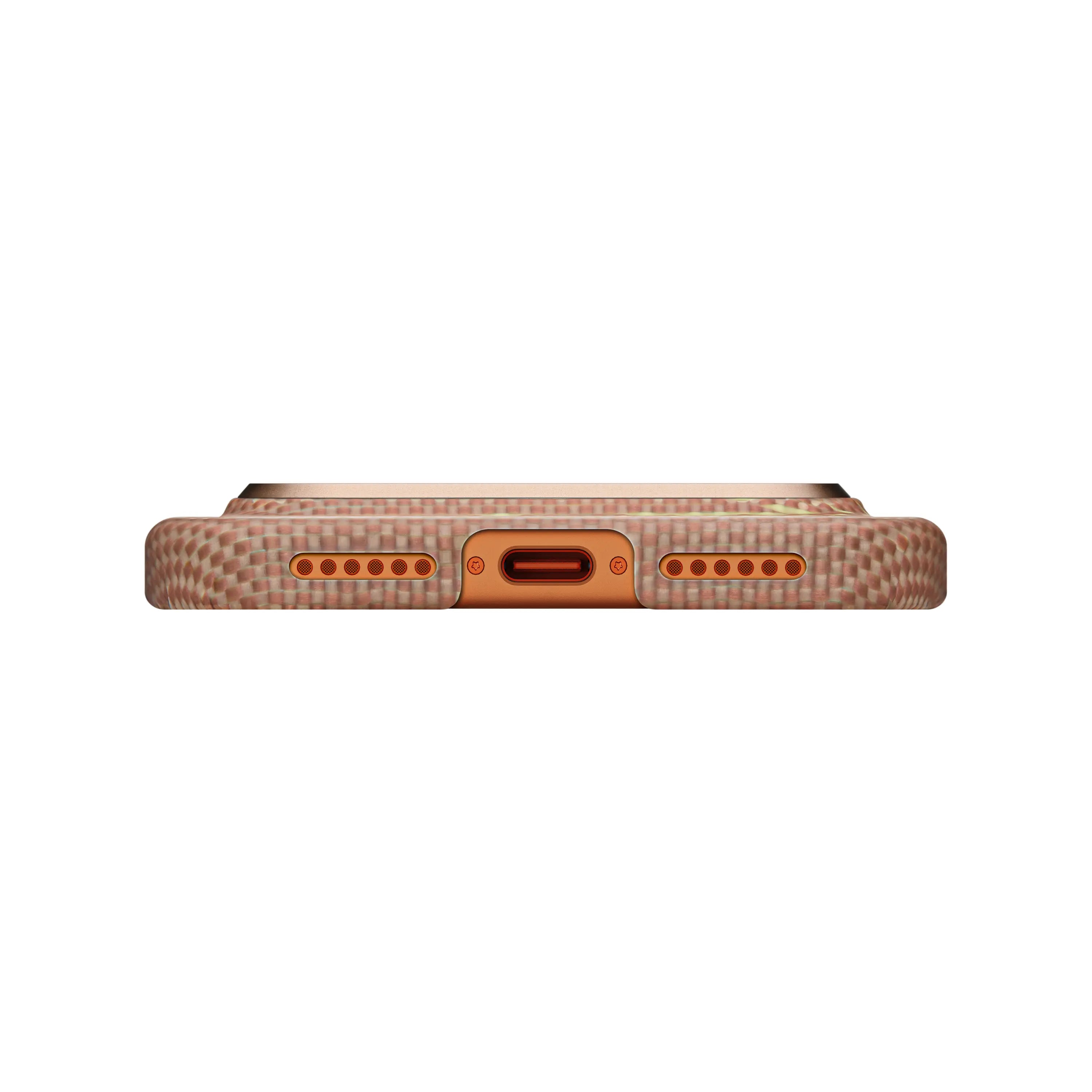 Pitaka Aramid Ultra-Slim Case With PitaTap for iPhone 17 Pro - Golden Glint