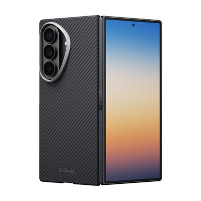 Pitaka Z Fold 8 Ultra Fusion Weaving Case With Ultra-Slim Touch - Black/Gray
