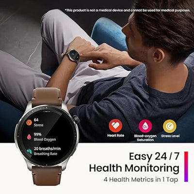 Amazfit Men s GTR 4 Smartwatch -Black