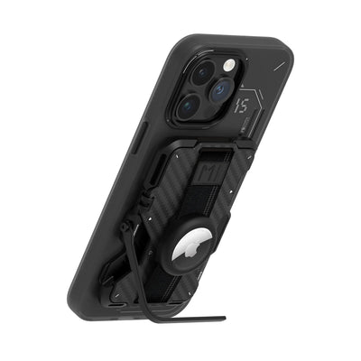 Aulumu Multi-Tool Magnetic Metal Wallet Carbon Fiber Cover MagSafe - G03
