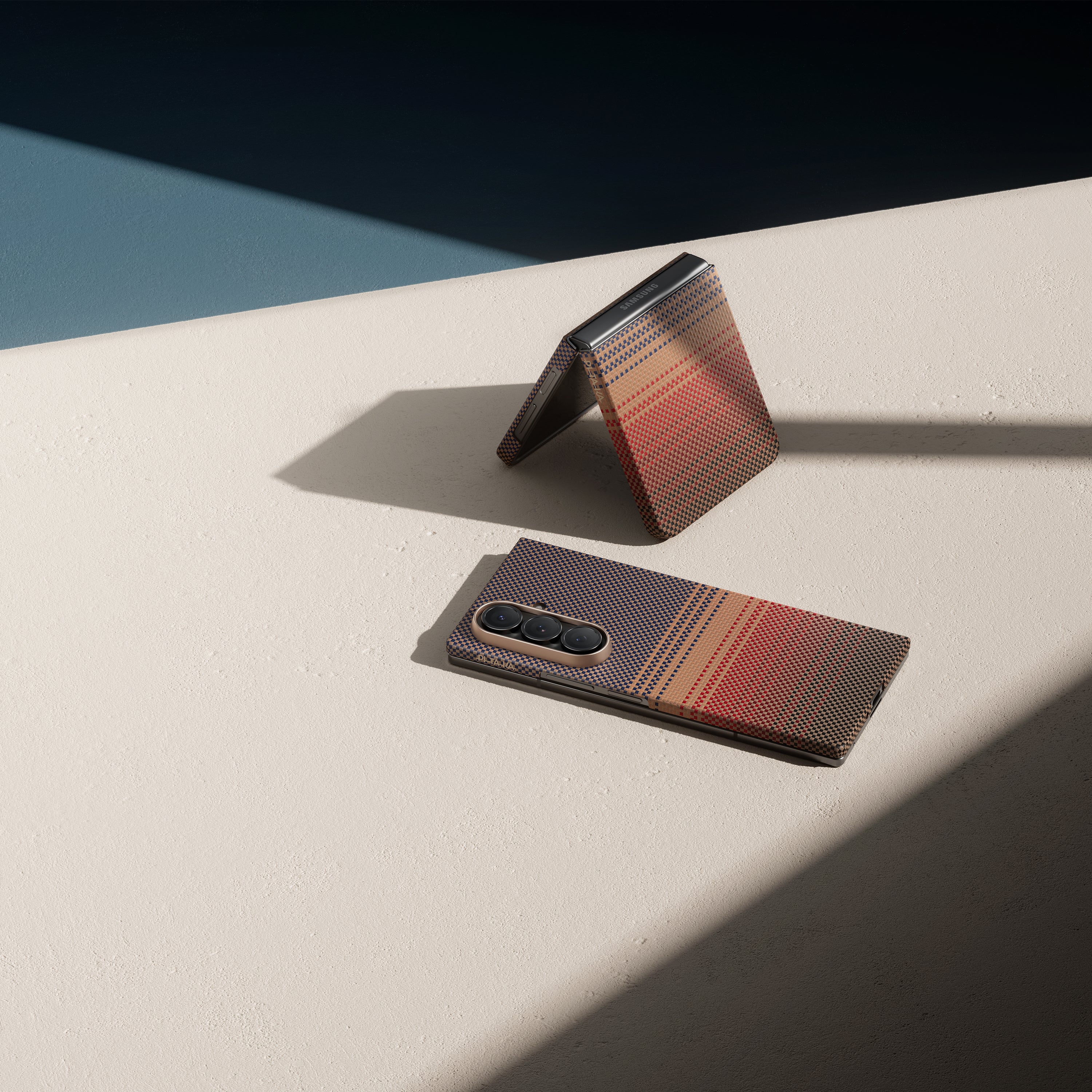 Pitaka Z Fold 7 Fusion Weaving Case With Ultra-Slim Touch - Sunset