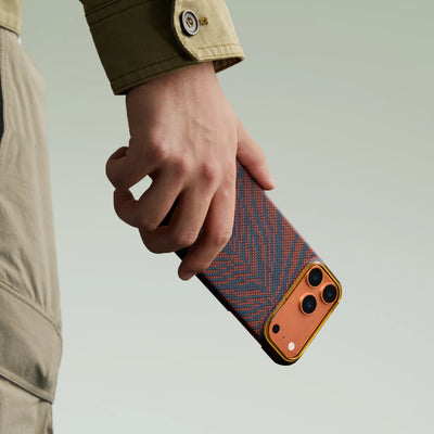Pitaka Ultra-Slim Case With PitaTap Camera Control for iPhone 17 Pro Max - Breath of Veins