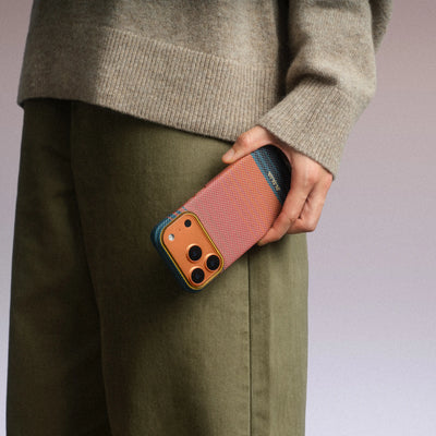 Pitaka Ultra-Slim Case With PitaTap Camera Control for iPhone 17 Pro Max - Sunset California Dream 04