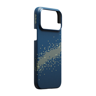 Pitaka Aramid Fiber Ultra-Slim Case With PitaTap Camera Control for iPhone 17 Pro Max - Milky Way Galaxy