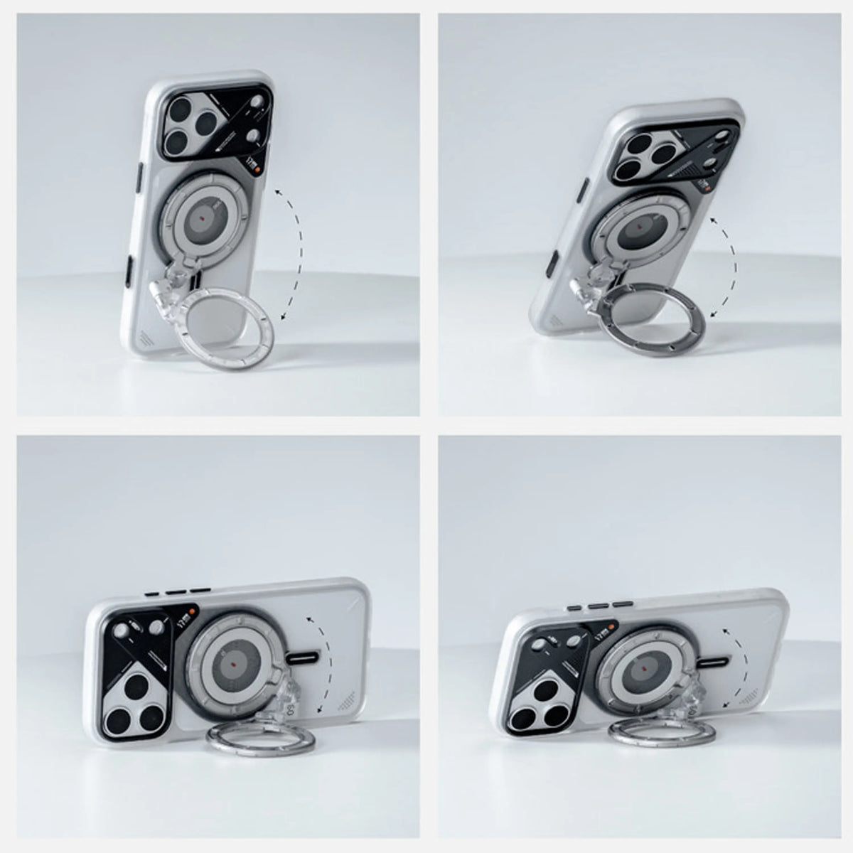 Aulumu Transparent Infinite 360° Magnetic Stand - G09 Ghost