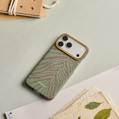 Pitaka Ultra-Slim Case With PitaTap Camera Control for iPhone 17 Pro Max - Breath of Veins