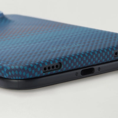 Pitaka Edge Aramid Fiber Case With PitaTap Camera Control For iPhone Duo - Moonrise