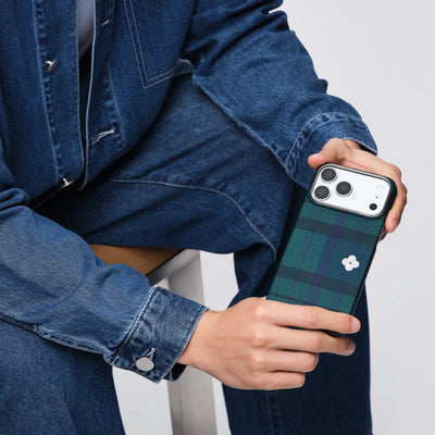 Pitaka Ultra-Slim Case With PitaTap Camera Control for iPhone 17 Pro Max - Forest Dawn