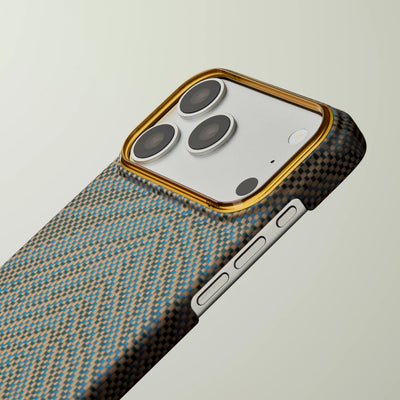 Pitaka Ultra-Slim Case With PitaTap Camera Control for iPhone 17 Pro - Breath of Veins