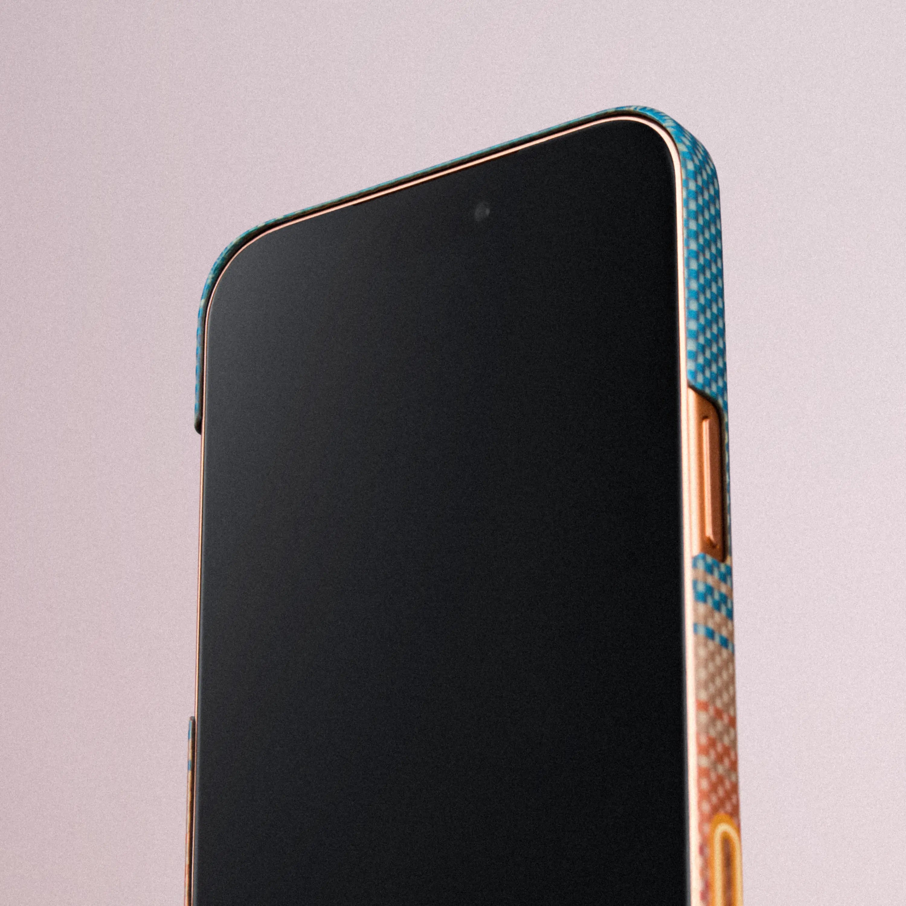 Pitaka Ultra-Slim Case With PitaTap Camera Control for iPhone 17 Pro Max - Sunset California Dream 01