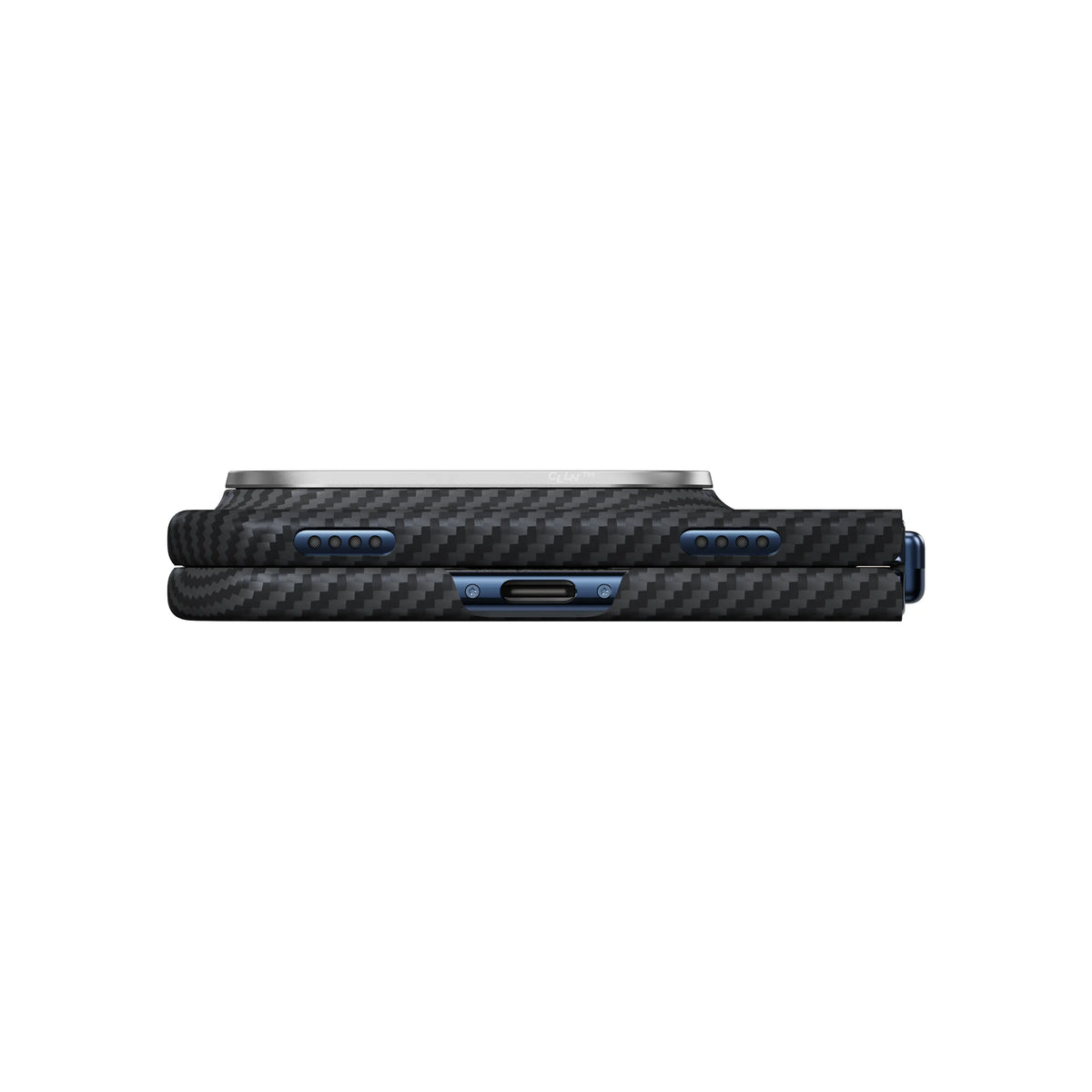 Pitaka Edge Aramid Fiber Case With PitaTap Camera Control For iPhone Duo - Black/Gray
