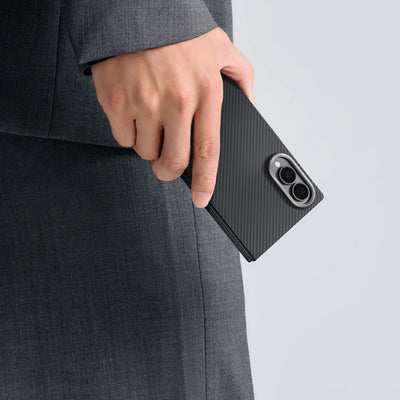 Pitaka Z Fold 8 Fusion Weaving Case With Ultra-Slim Touch - Black/Gray